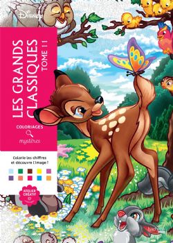 COLORIAGES MYSTÈRES DISNEY - LES GRANDS CLASSIQUES TOME 11 (LIVRE DE COLORIAGE PAR NUMÉROS)